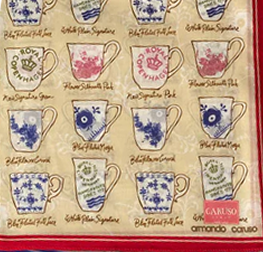 Ladies Large Handkerchief - Cups