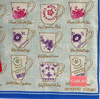Ladies Large Handkerchief - Cups