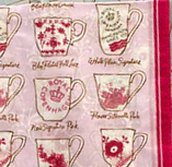 Ladies Large Handkerchief - Cups