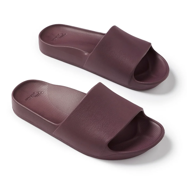 Archies Arch Support Slides Classic Nightshade