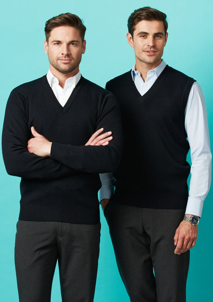 Mens Woolmix Vest-Charcoal