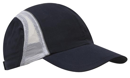 4 Panel Micro Fibre & Mesh Sports Cap