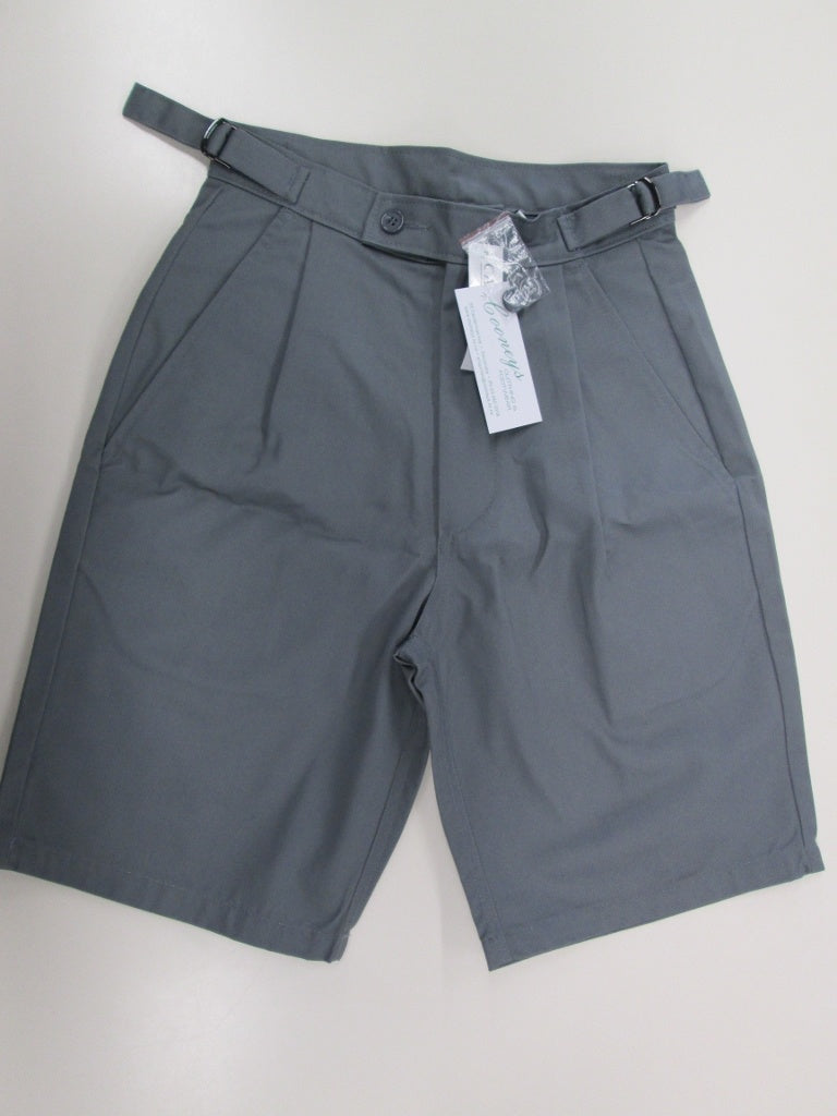 School Shorts-Grey