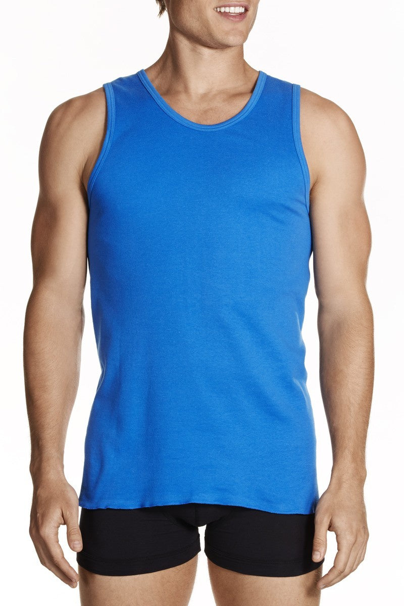 Jockey Athletic Singlet-Royal