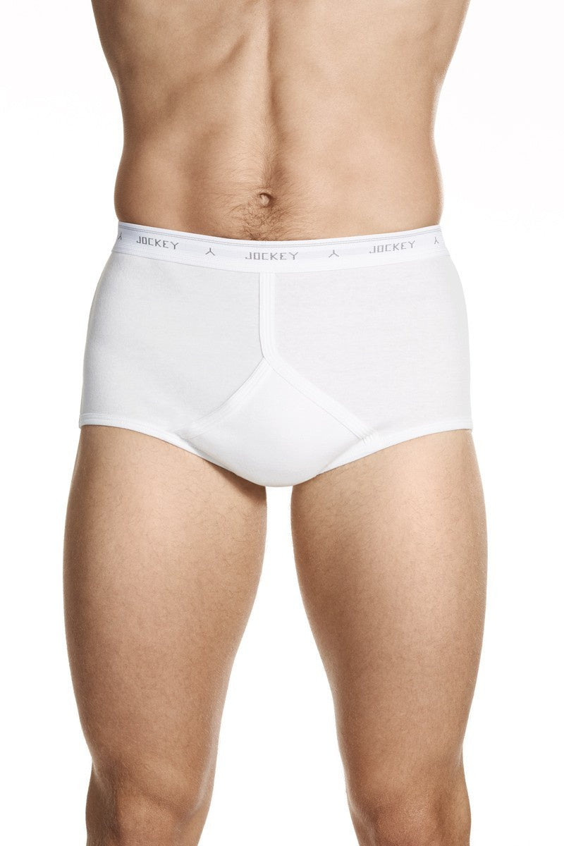 Jockey Y-Front Briefs-White