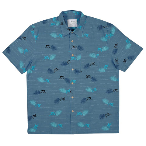 Bamboo S/S Shirt Deep Sea