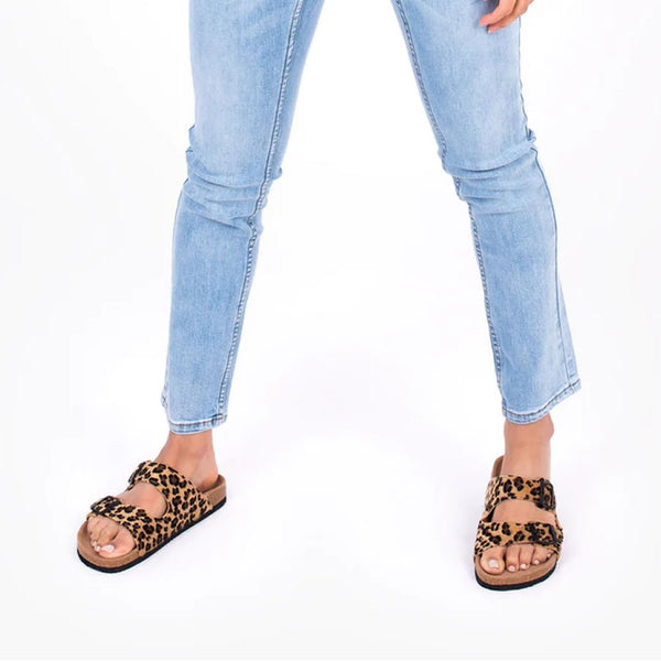 Brakeburn W Leopard Sandal