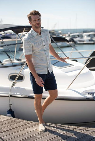 Brakeburn S/S  Stripe shirt