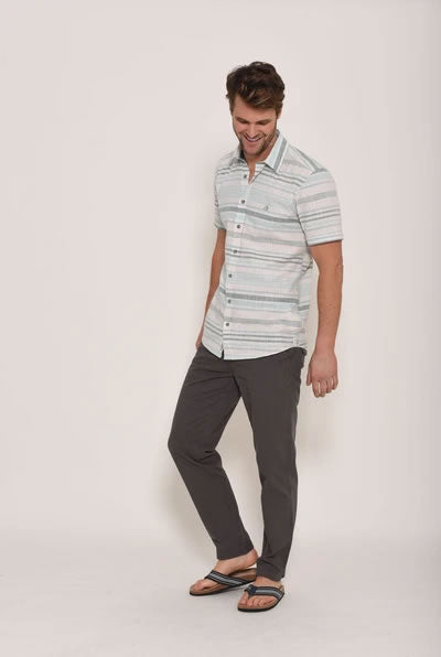 Brakeburn S/S  Stripe shirt