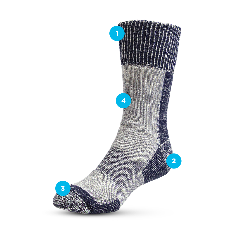 NZ Sock co Extreme boot socks