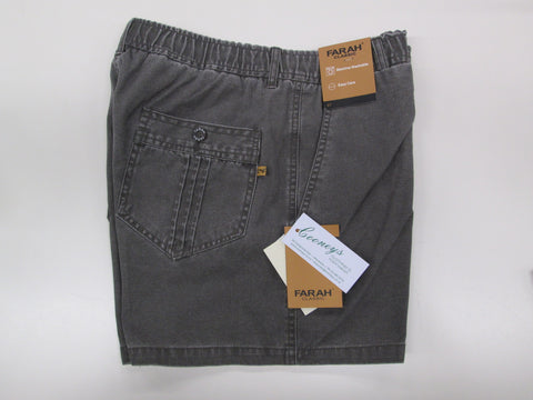 Farah Canvas Elastic Waist Short