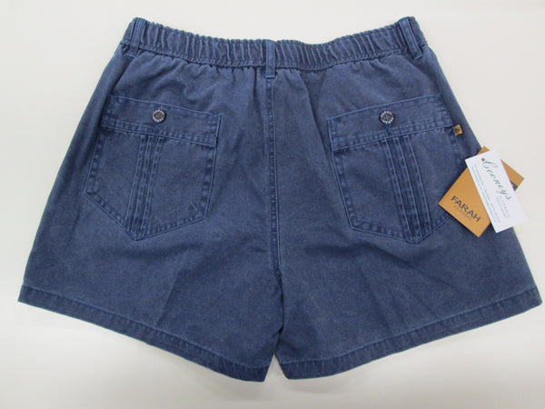 Farah Canvas Elastic Waist Short-