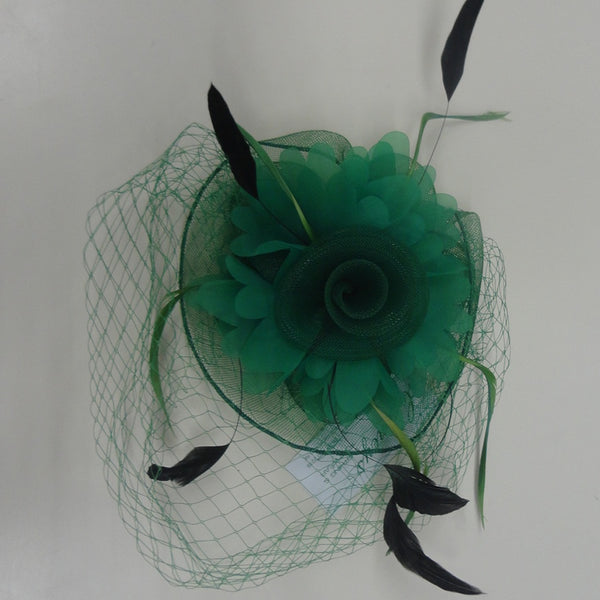 Maddie J Green Fascinator