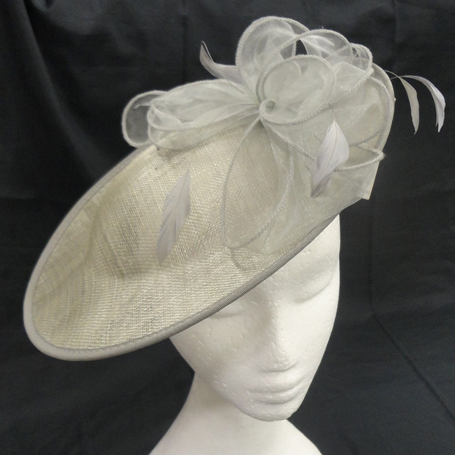 Head Start Grey Fascinator