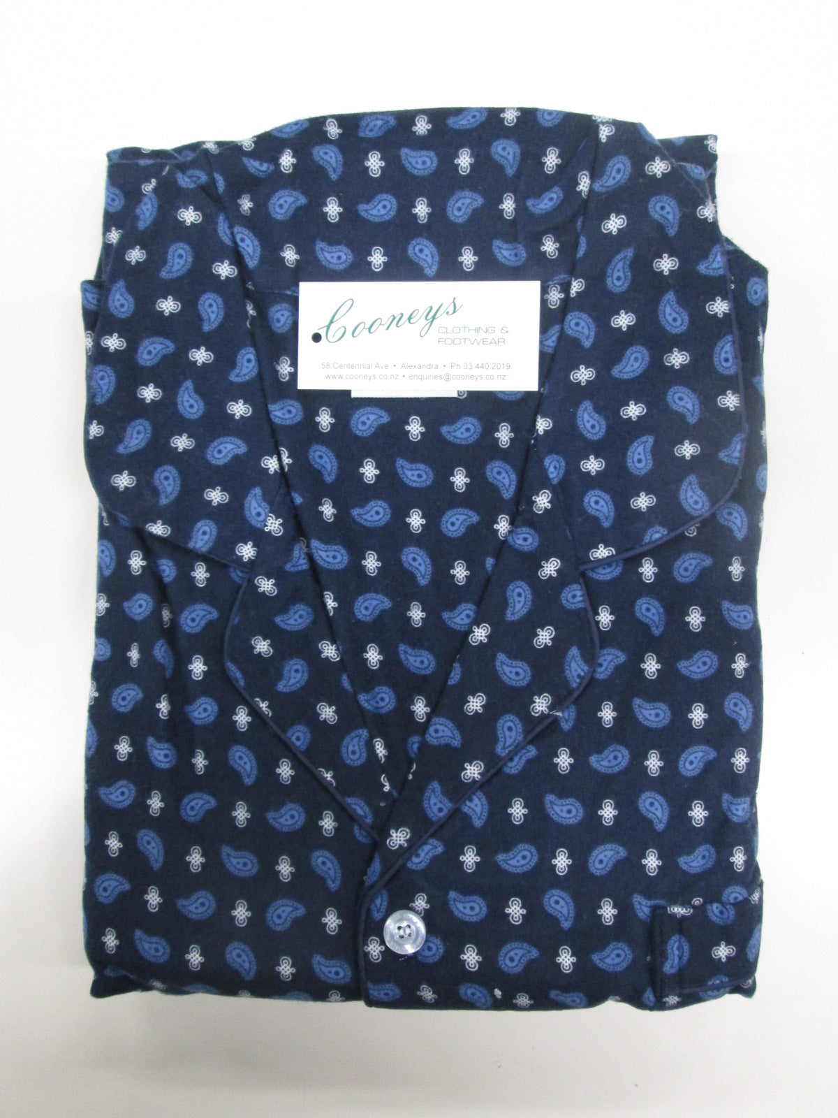 Men's Flannelette Pyjama's-Navy