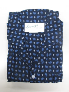 Men's Flannelette Pyjama's-Navy