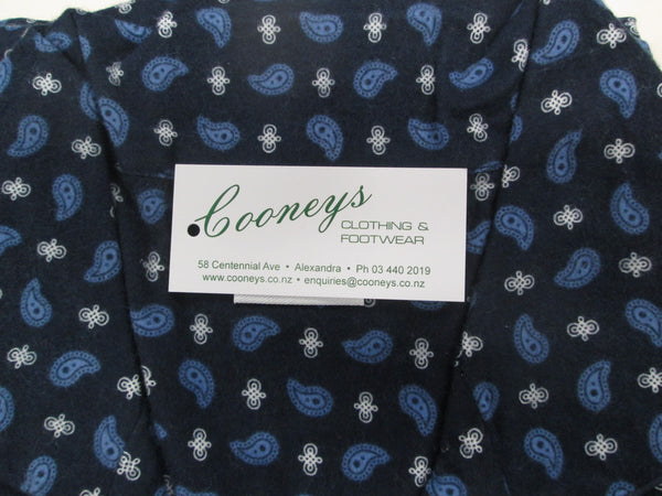 Men's Flannelette Pyjama's-Navy