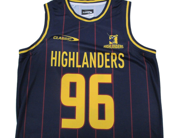 Highlanders Super Rugby Basketball Singlet 2024