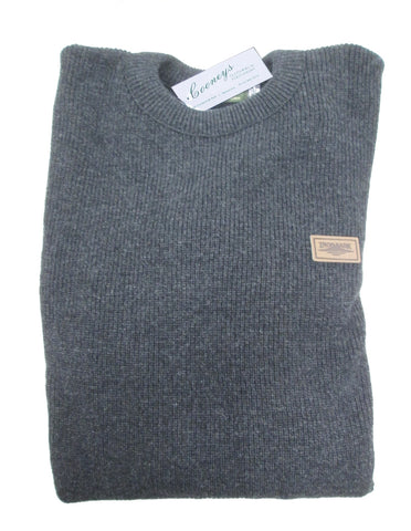 Ironbark 100% wool-Fisherknit Crew
