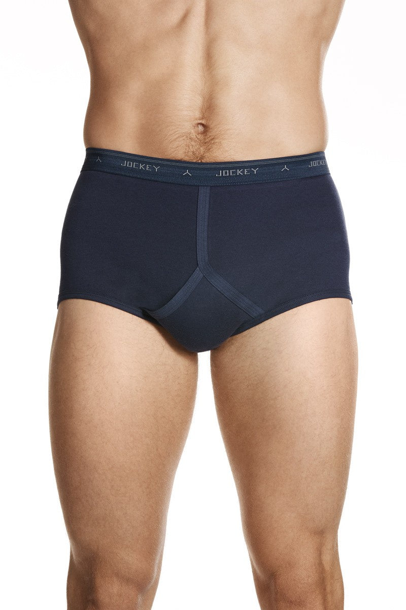 Jockey Y-Front Briefs 2 Pack-Navy