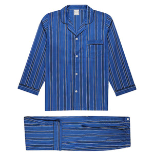 Men's Flannelette Pyjama's-Stripe