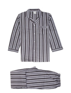 Men's Flannelette Pyjama's-Grey