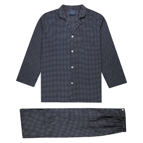 Men's Long Tradition Pyjamas Navy
