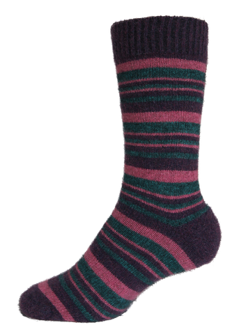 Merino Possum Mini Striped Sock.