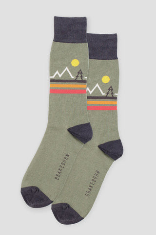 Brakeburn Mountain sock