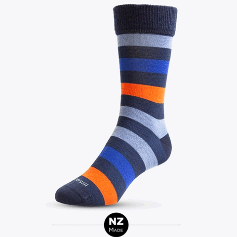 NZ Sock Merino Bold Stripe