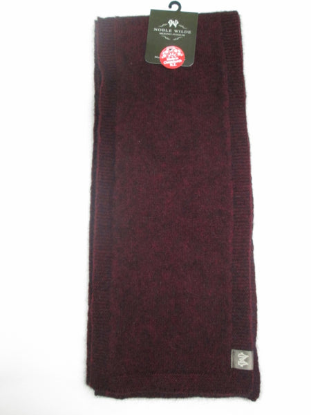 Merino Possum Scarf - Port