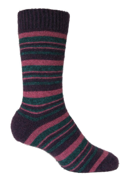 Merino Possum Mini Striped Sock.