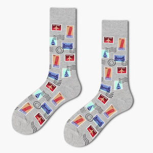 Novelty Socks-Stamps