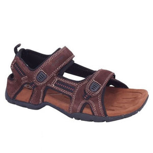 Slatters Broome II Mens Brown leather sandal