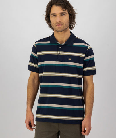 Swanndri Winfred Stripe Polo