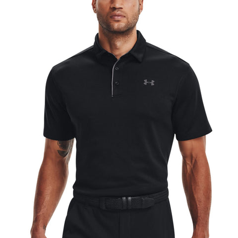Under Armour Tech Polo-Blk