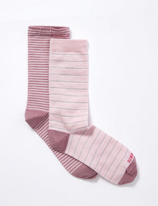 NZ Sock Co Merino Lurex Stripe 2pk