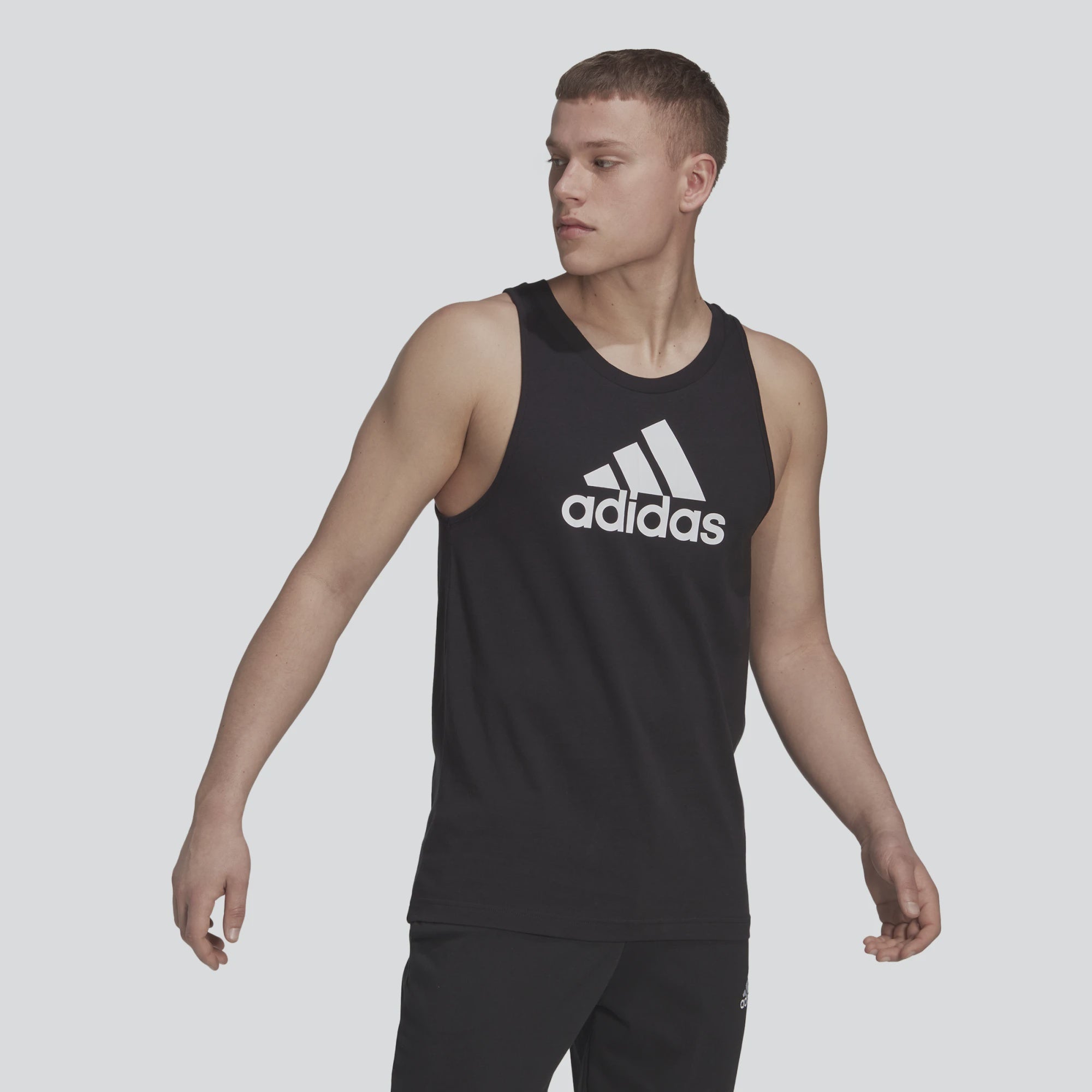 adidas Big Logo Tank Cooneys Clothing Footwear