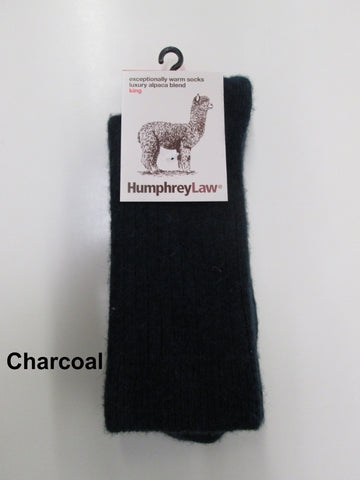 Humphrey Law Alpaca/Wool Sock-Char