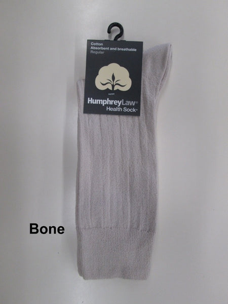 Humphrey Law Cotton Health sock-Bone