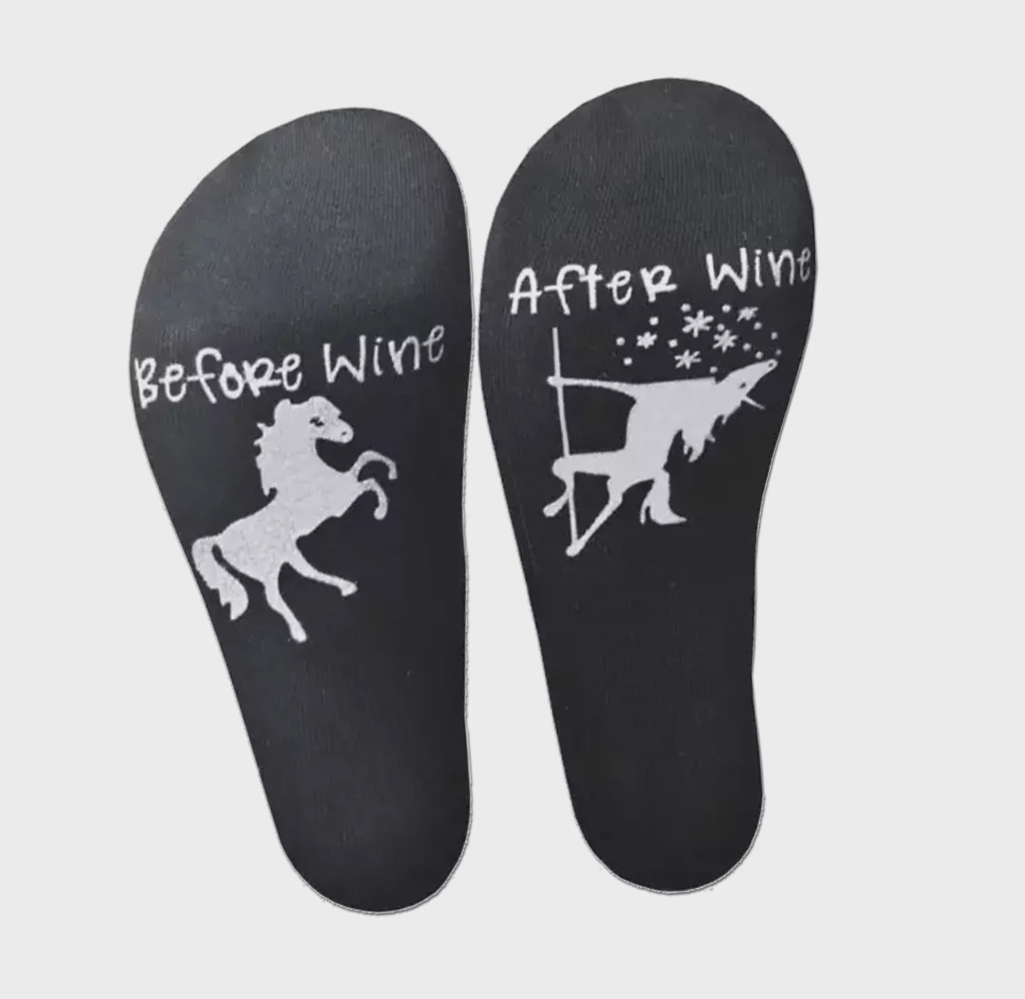 Before/After Socks