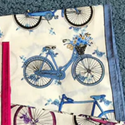 Ladies Large Handkerchief - Bikes