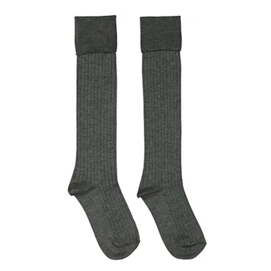 Grey school socks