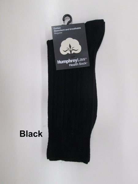 Humphrey Law Cotton Health sock-Black