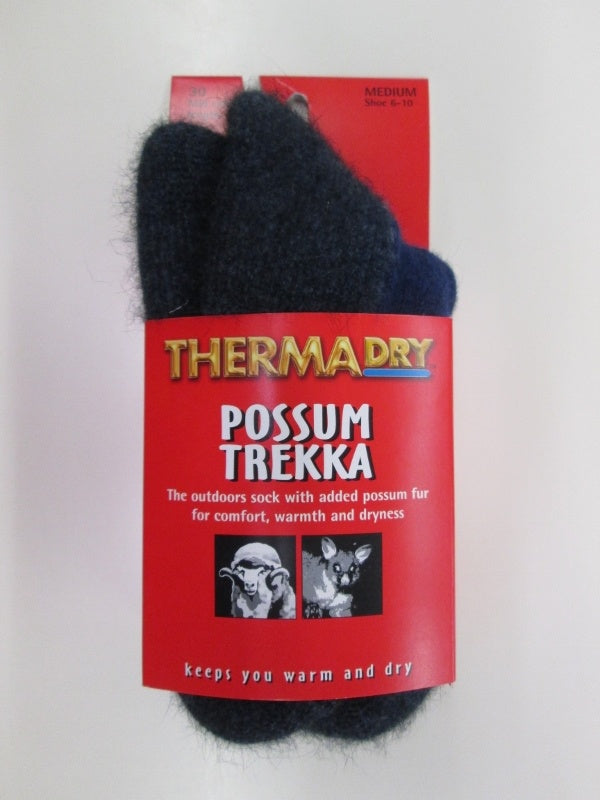 Possum Trekka Sock-Bluewash