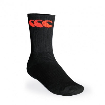 CCC Sports Sock Calf Black