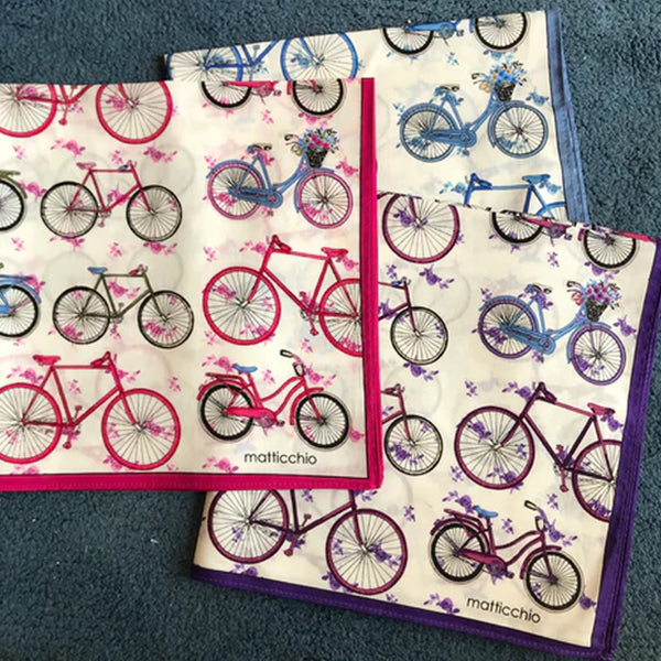 Ladies Large Handkerchief - Bikes