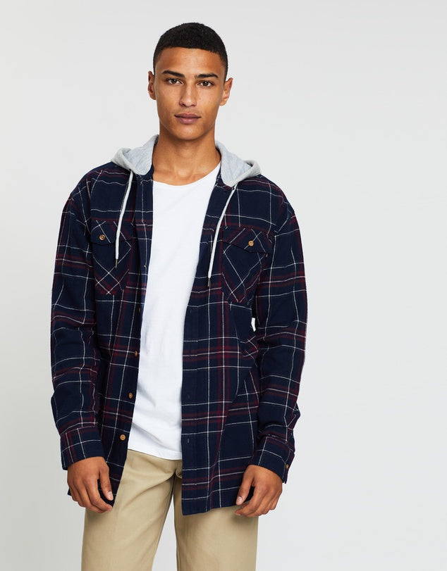 St Goliath Big Harry L/S hooded shirt